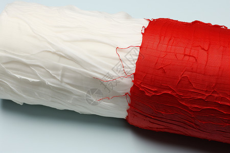 现代纺织纤维的棉纱制品背景图片