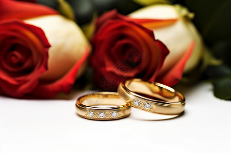 浪漫的表白求婚戒指背景图片