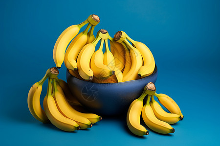 一盘香蕉背景