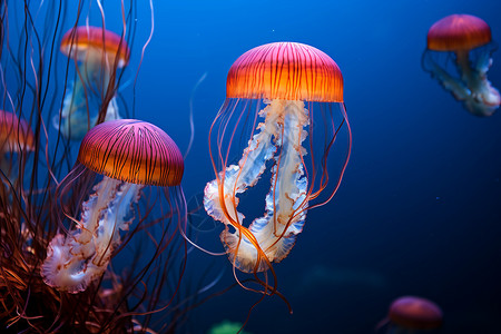 水母世界海底仙境背景