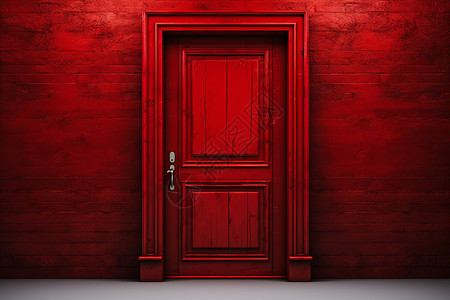 红色之门背景图片