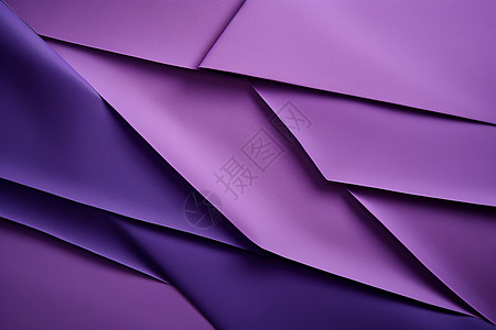 紫色折纸背景图片