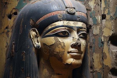 埃及女神像背景图片