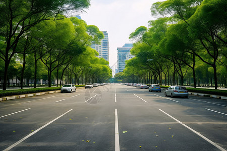 空旷的马路背景图片