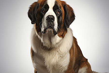 大型犬只圣伯纳犬大型犬高清图片