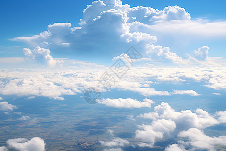 蓝天与云朵背景图片