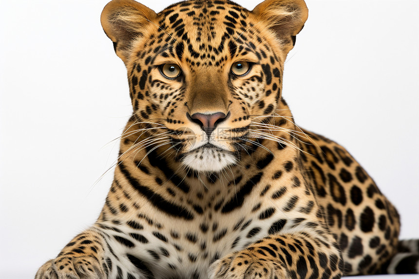 热带丛林中的豹子动物图片