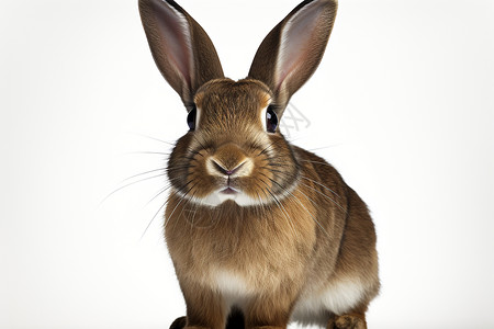 可爱的安哥拉兔背景图片