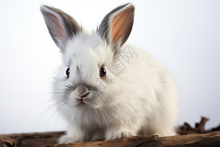 蹦蹦跳跳的小兔子背景图片