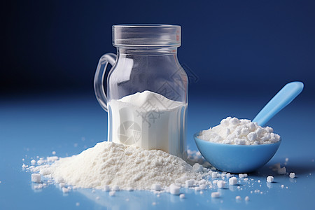 营养均衡的奶粉背景图片