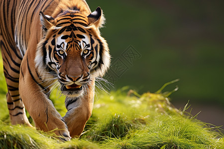 凶猛可怕的老虎背景图片