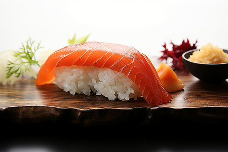 三文鱼寿司背景图片