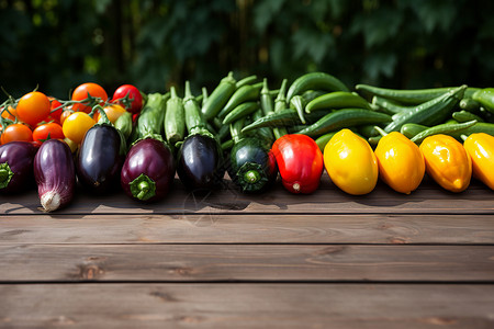 健康新鲜的蔬菜背景图片