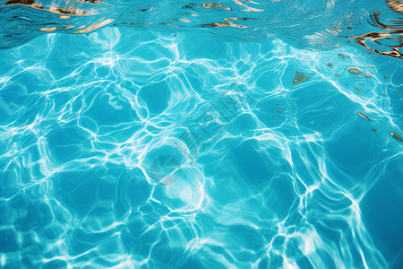 夏日的泳池背景图片