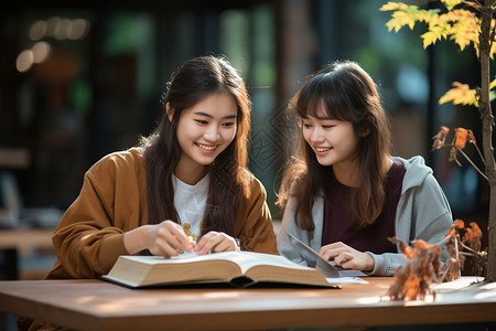 一起学习的同学背景图片