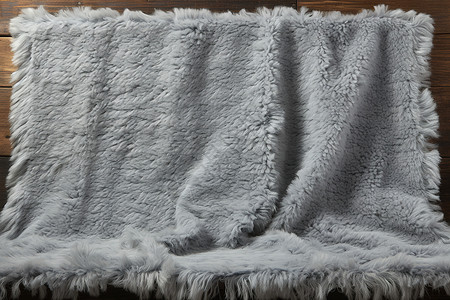 柔软的羊毛毯背景图片
