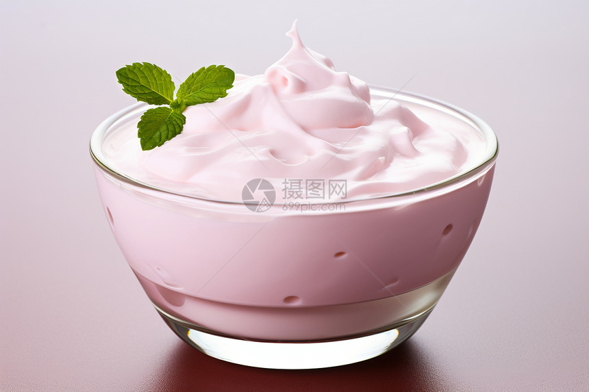 粉色酸奶图片