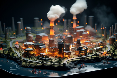 建构发电厂模型设计图片