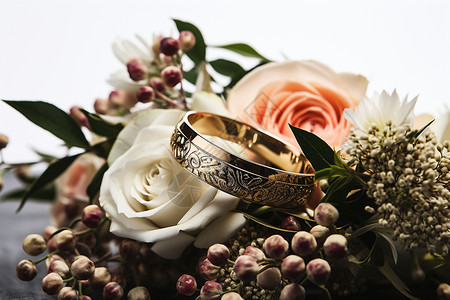 仪式感的求婚戒指背景图片