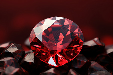红黑色素材浪漫的红珠宝背景