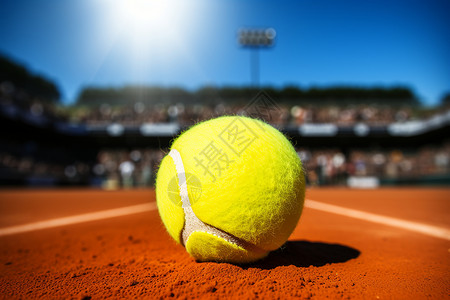 比赛中的网球背景图片