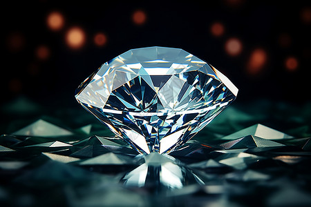 闪耀之中的钻石背景图片