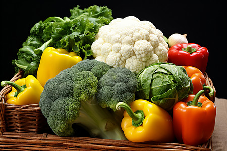 各种蔬菜背景图片