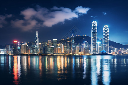 璀璨香江香港城市风景高清图片