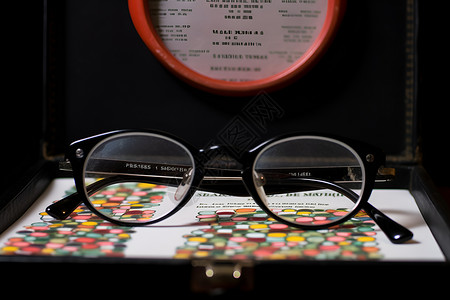 健康光学眼科护理的眼镜背景图片