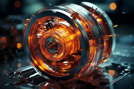 光线动态电机的旋动能量设计图片