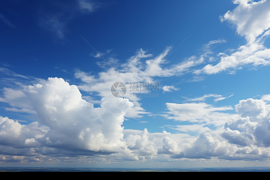 天空美丽的云彩图片