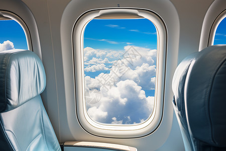 窗户美景飞机的空中美景背景