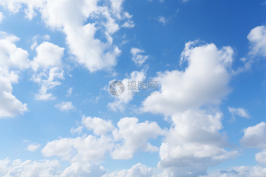 形态各异的白云图片