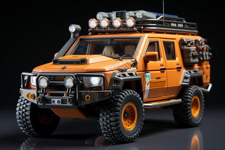 越野车模型超写实的玩具越野车背景