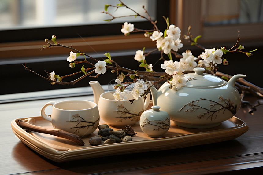 禅意之美的中式茶具图片