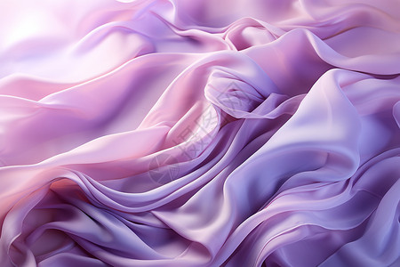 紫色的丝滑丝绸背景图片