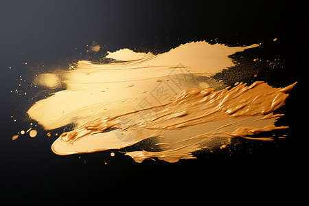 化妆品金色金色手绘背景