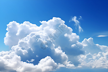 微风中的云朵高清图片