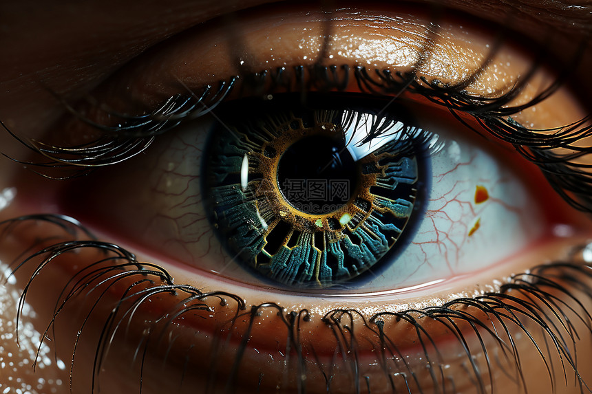 创新科技的瞳孔识别技术图片