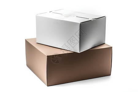简约的纸盒包装盒背景图片