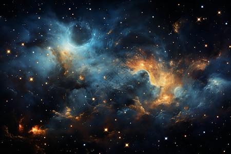 银河穿梭星云背景图片