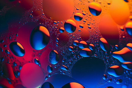 透明质感气泡概念图背景图片