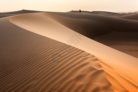 沙漠的风景背景图片