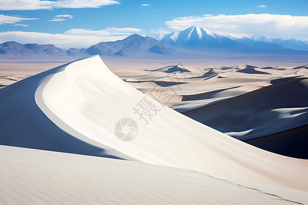 美丽的白色沙丘背景图片