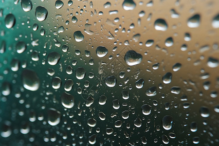 雨水滑落玻璃的背景背景图片