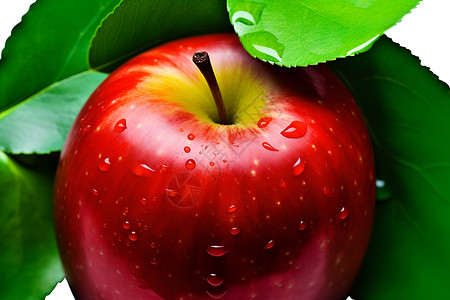 甜蜜多汁的苹果背景图片