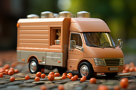 玩具汽车模型背景图片