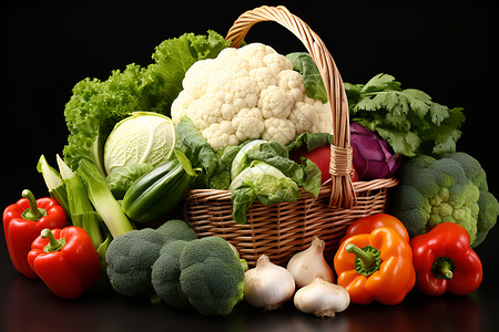 绿色食品背景图片