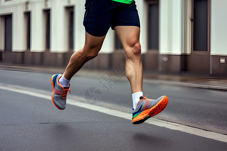 男子跑步户外跑步锻炼的男子背景