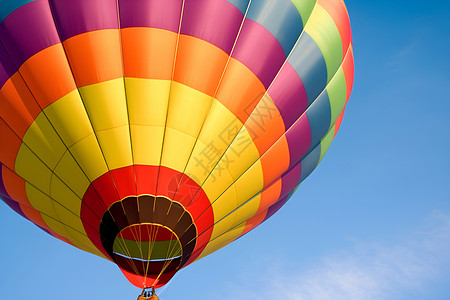 自由飞翔的热气球背景图片